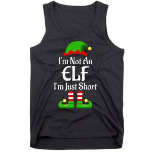 I'm Not An Elf Family Christmas Pjs Matching Tank Top