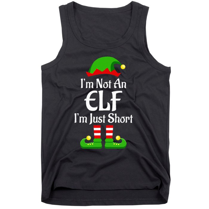 I'm Not An Elf Family Christmas Pjs Matching Tank Top