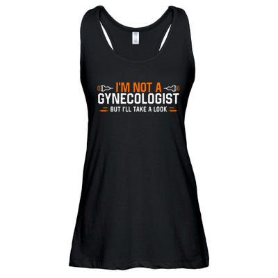 Im Not A Gynecologist But Ill Take A Look Ladies Essential Flowy Tank