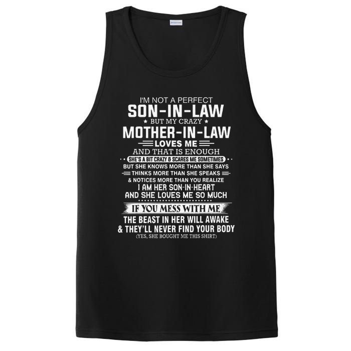 I'm Not A Perfect Soninlaw But My Crazy Motherinlaw PosiCharge Competitor Tank