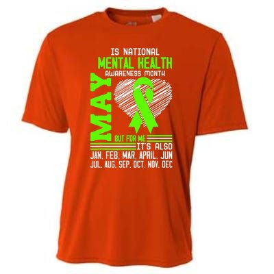 Is National Awareness Month May But For Me Is Mental Health Cooling Performance Crew T-Shirt