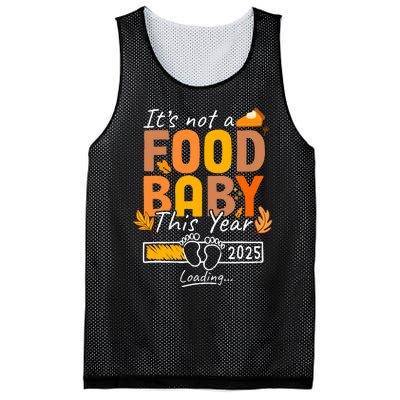 Its Not A Food Baby This Year Thanksgiving Pregnancy 2025 Not A Food Mesh Reversible Basketball Jersey Tank