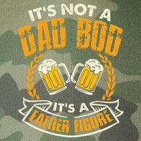 It's Not A Dad Bod It's A Father Figure Father's Day Funny Legacy Tie Dye Trucker Hat