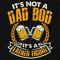 It's Not A Dad Bod It's A Father Figure Father's Day Funny Ladies PosiCharge Tri-Blend Wicking Tank