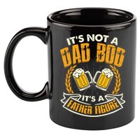It's Not A Dad Bod It's A Father Figure Father's Day Funny 11oz C Handle Ceramic Mug