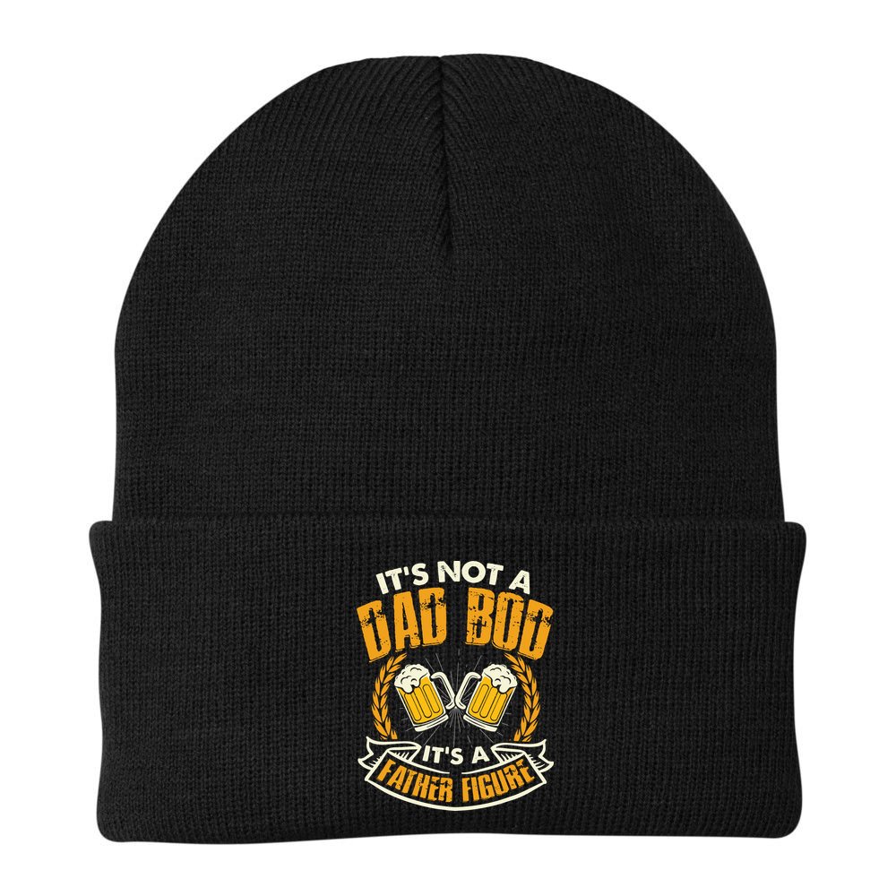 It's Not A Dad Bod It's A Father Figure Father's Day Funny Beanie