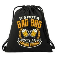 It's Not A Dad Bod It's A Father Figure Father's Day Funny Drawstring Bag