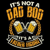 It's Not A Dad Bod It's A Father Figure Father's Day Funny Drawstring Bag