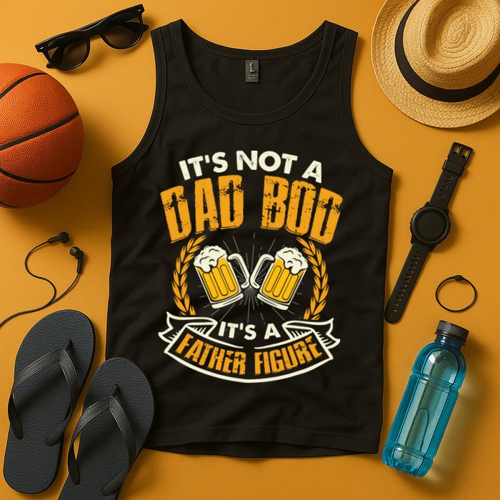 It's Not A Dad Bod It's A Father Figure Father's Day Funny Tank Top
