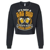 It's Not A Dad Bod It's A Father Figure Father's Day Funny Cropped Pullover Crew