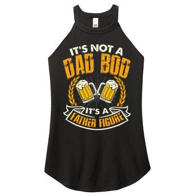 It's Not A Dad Bod It's A Father Figure Father's Day Funny Women's Perfect Tri Rocker Tank