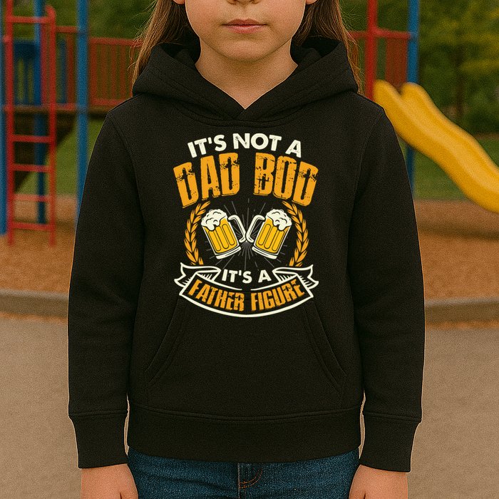 It's Not A Dad Bod It's A Father Figure Father's Day Funny Kids Hoodie