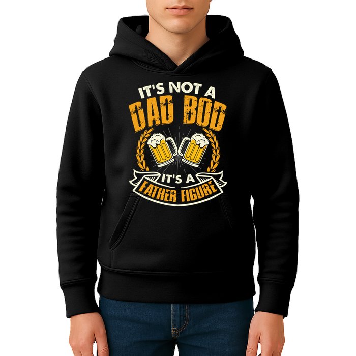 It's Not A Dad Bod It's A Father Figure Father's Day Funny Kids Hoodie