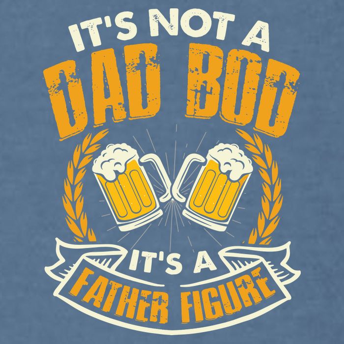It's Not A Dad Bod It's A Father Figure Father's Day Funny Garment-Dyed Sweatshirt