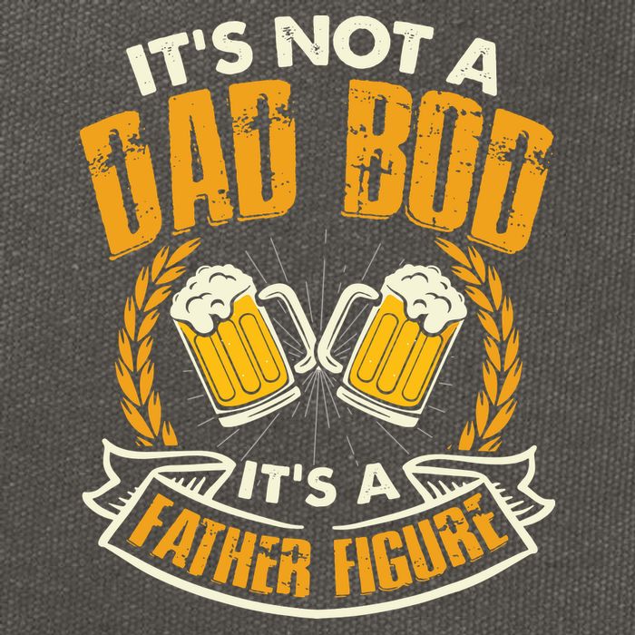 It's Not A Dad Bod It's A Father Figure Father's Day Funny Cotton Canvas Backpack