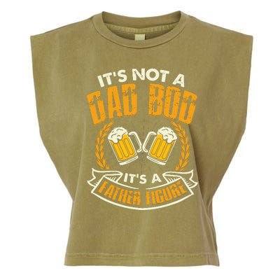 It's Not A Dad Bod It's A Father Figure Father's Day Funny Garment-Dyed Women's Muscle Tee