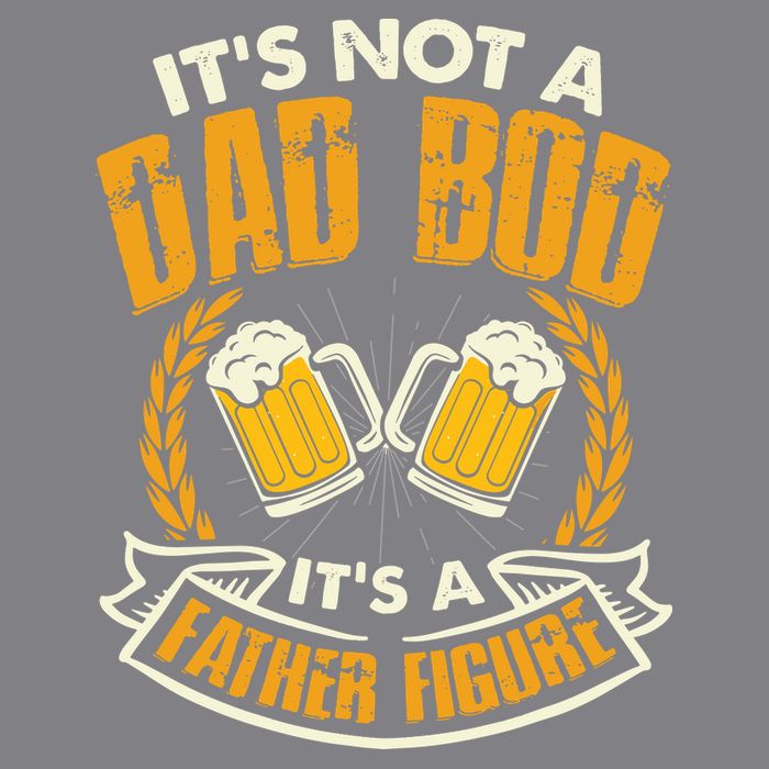 It's Not A Dad Bod It's A Father Figure Father's Day Funny Doggie Tank