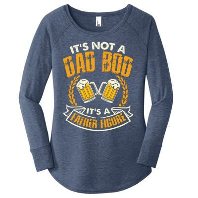 It's Not A Dad Bod It's A Father Figure Father's Day Funny Women's Perfect Tri Tunic Long Sleeve Shirt