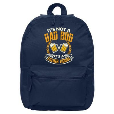 It's Not A Dad Bod It's A Father Figure Father's Day Funny 16 in Basic Backpack