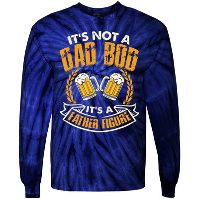 It's Not A Dad Bod It's A Father Figure Father's Day Funny Tie-Dye Long Sleeve Shirt