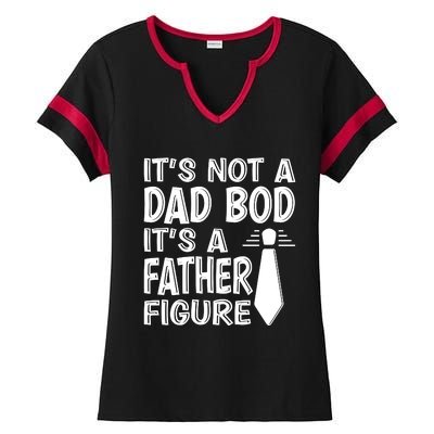 ITS NOT A DAD BOD Ladies Halftime Notch Neck Tee