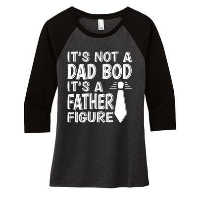 ITS NOT A DAD BOD Women's Tri-Blend 3/4-Sleeve Raglan Shirt