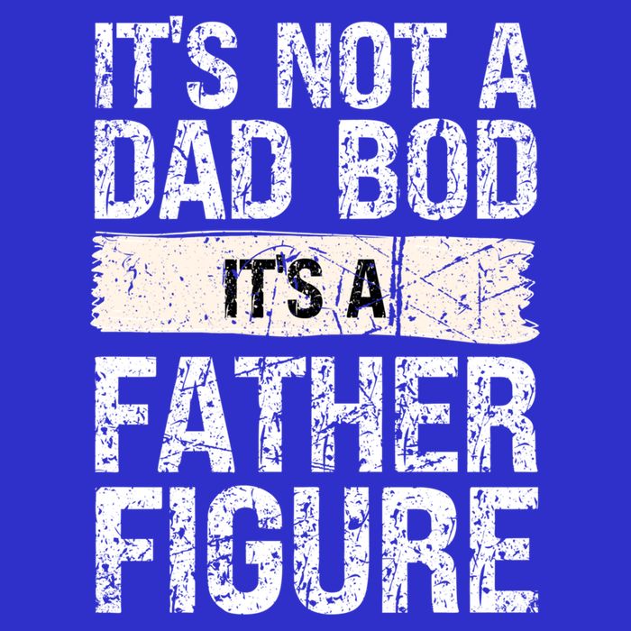 It's Not A Dad Bod It's A Father Figure Gift Pom Pom 12in Knit Beanie