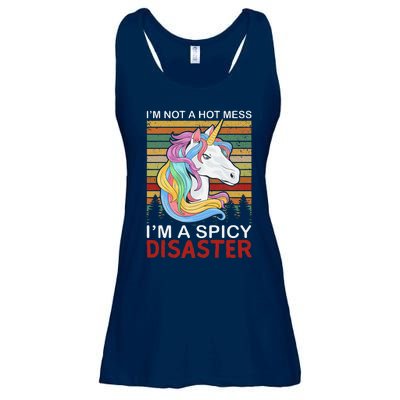 IM Not A Hot Mess IM A Spicy Disaster Ladies Essential Flowy Tank