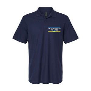 I Need Ammunition Not A Ride Ukraine President Zelensky Softstyle Adult Sport Polo