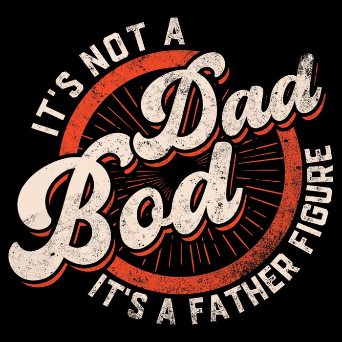 Its Not A Dad Bod Its A Father Figure Tee Funny Dad Joke 16 in Basic Backpack