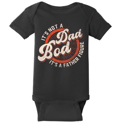 Its Not A Dad Bod Its A Father Figure Tee Funny Dad Joke Baby Bodysuit