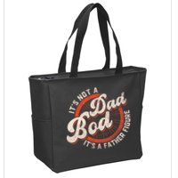 Its Not A Dad Bod Its A Father Figure Tee Funny Dad Joke Zip Tote Bag