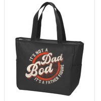 Its Not A Dad Bod Its A Father Figure Tee Funny Dad Joke Zip Tote Bag