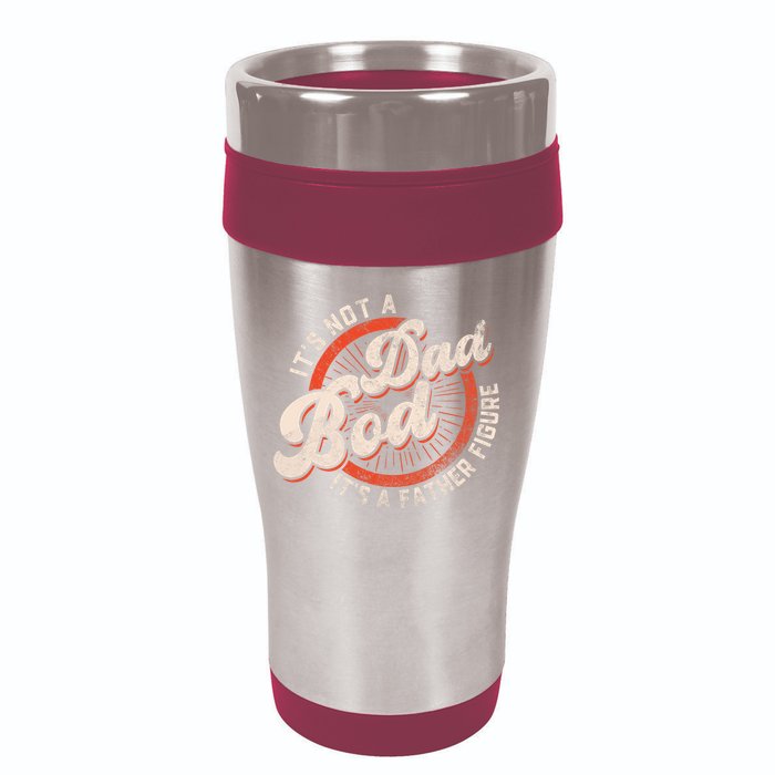 Its Not A Dad Bod Its A Father Figure Tee Funny Dad Joke 16oz Travel Tumbler