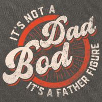Its Not A Dad Bod Its A Father Figure Tee Funny Dad Joke Cotton Canvas Backpack