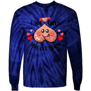 Im Nuts About You Funny Valentine Couple Funny Tie-Dye Long Sleeve Shirt