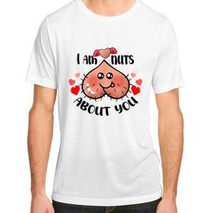 Im Nuts About You Funny Valentine Couple Funny Adult ChromaSoft Performance T-Shirt