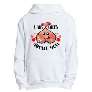 Im Nuts About You Funny Valentine Couple Funny Urban Pullover Hoodie