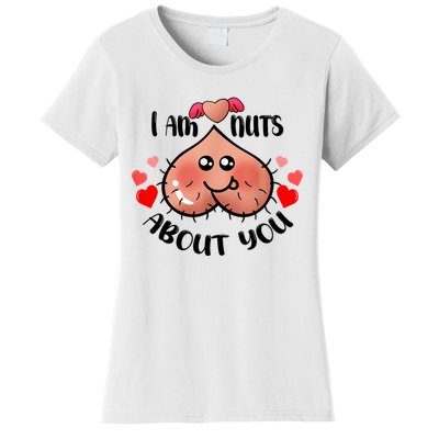 Im Nuts About You Funny Valentine Couple Funny Women's T-Shirt