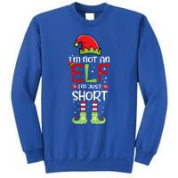 IM Not An Elf IM Just Short Family Christmas PjS Matching Sweatshirt