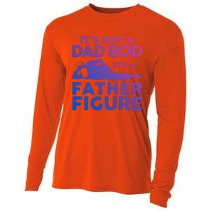 Its Not A Dad Bod Its A Father Figure Fathers Day Gift Cooling Performance Long Sleeve Crew