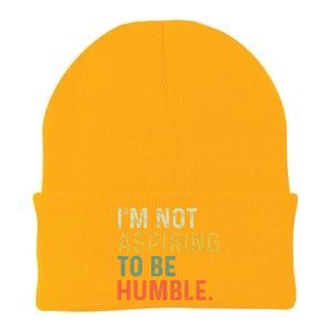 IM Not Aspiring To Be Humble Knit Cap Winter Beanie