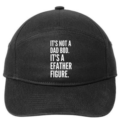 ItS Not A Dad Bod ItS A Father Figure 7-Panel Snapback Hat