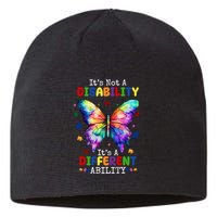 Its Not A Disability Its A Different Ability Autism Butterfly Sustainable Beanie