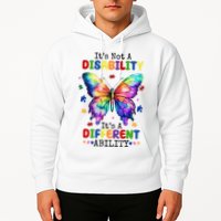 Its Not A Disability Its A Different Ability Autism Butterfly Hoodie