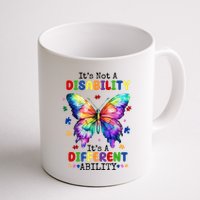 Its Not A Disability Its A Different Ability Autism Butterfly Mug