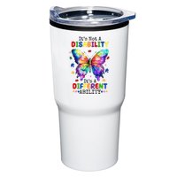 Its Not A Disability Its A Different Ability Autism Butterfly Tumbler