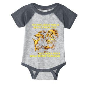 It’s Not About Who Is Real In Your Face But About Who’s Loyal Behind Your Back Infant Baby Jersey Bodysuit