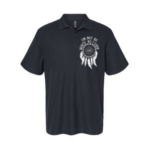 IM Not As White As I Look Native American Indigenous Dna Softstyle Adult Sport Polo