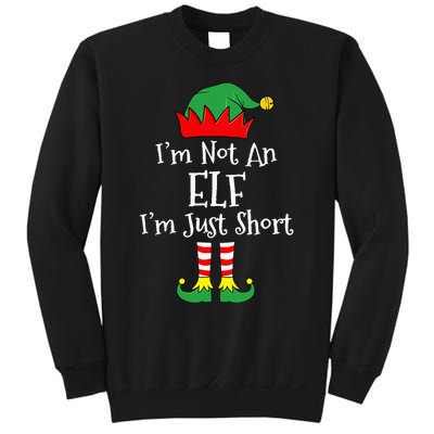 I'm Not An Elf Im Just Short Funny Christmas Matching Family  Sweatshirt